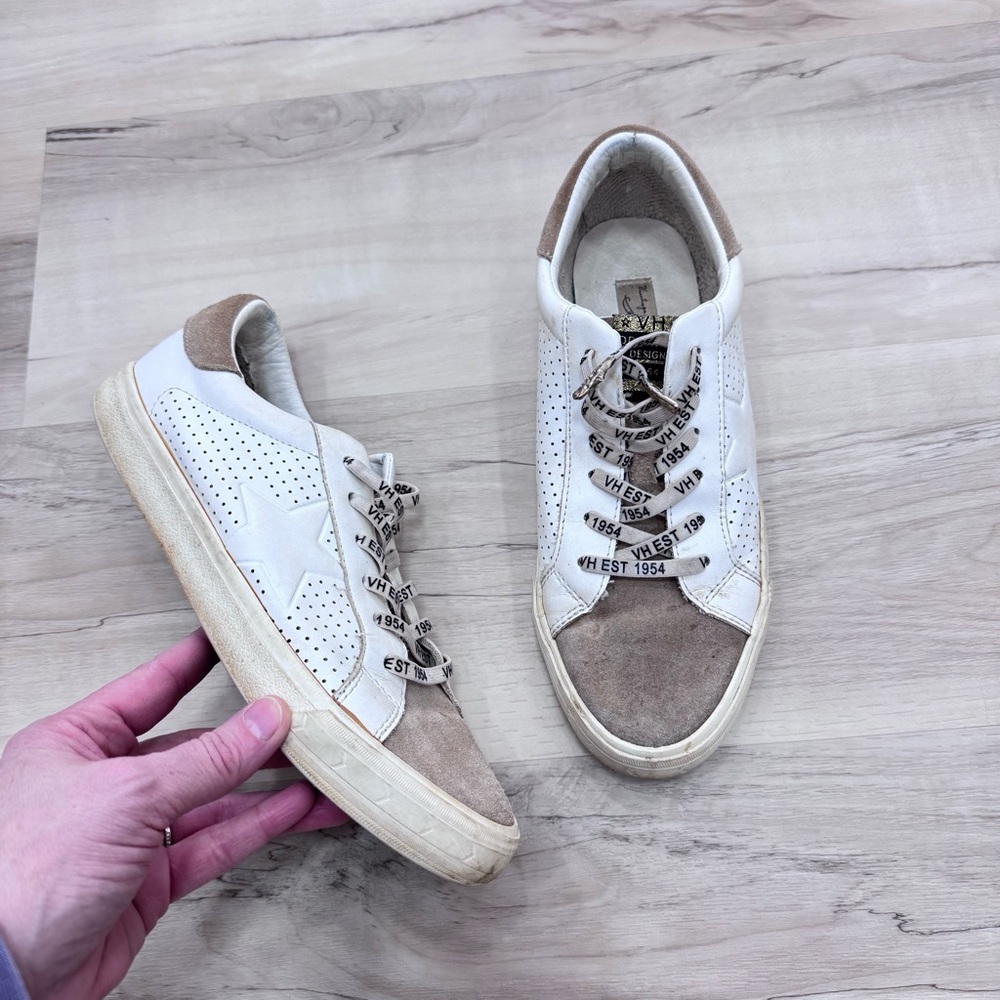 Vintage Havana Light Taupe Multi Leather Brenda Women's  Sneakers Shoes 10